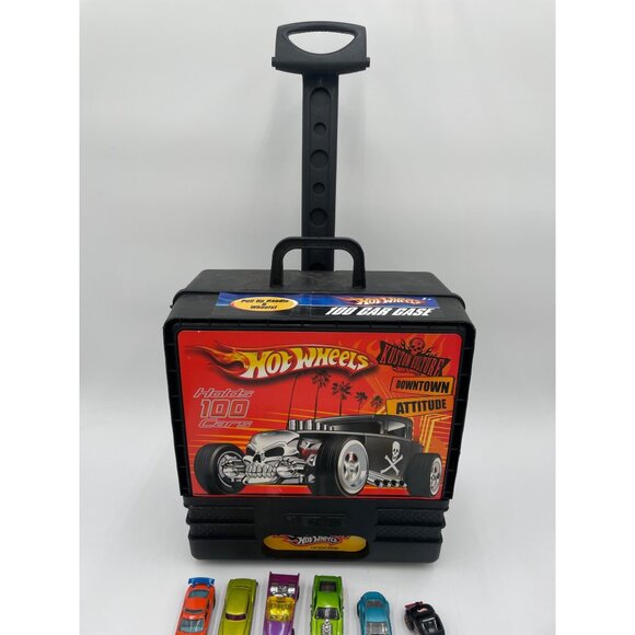 Hot Wheels 23 Mixed Cars Collector Case Holds 100 Cars Vintage To Modern 1973-20 - Picture 3 of 6